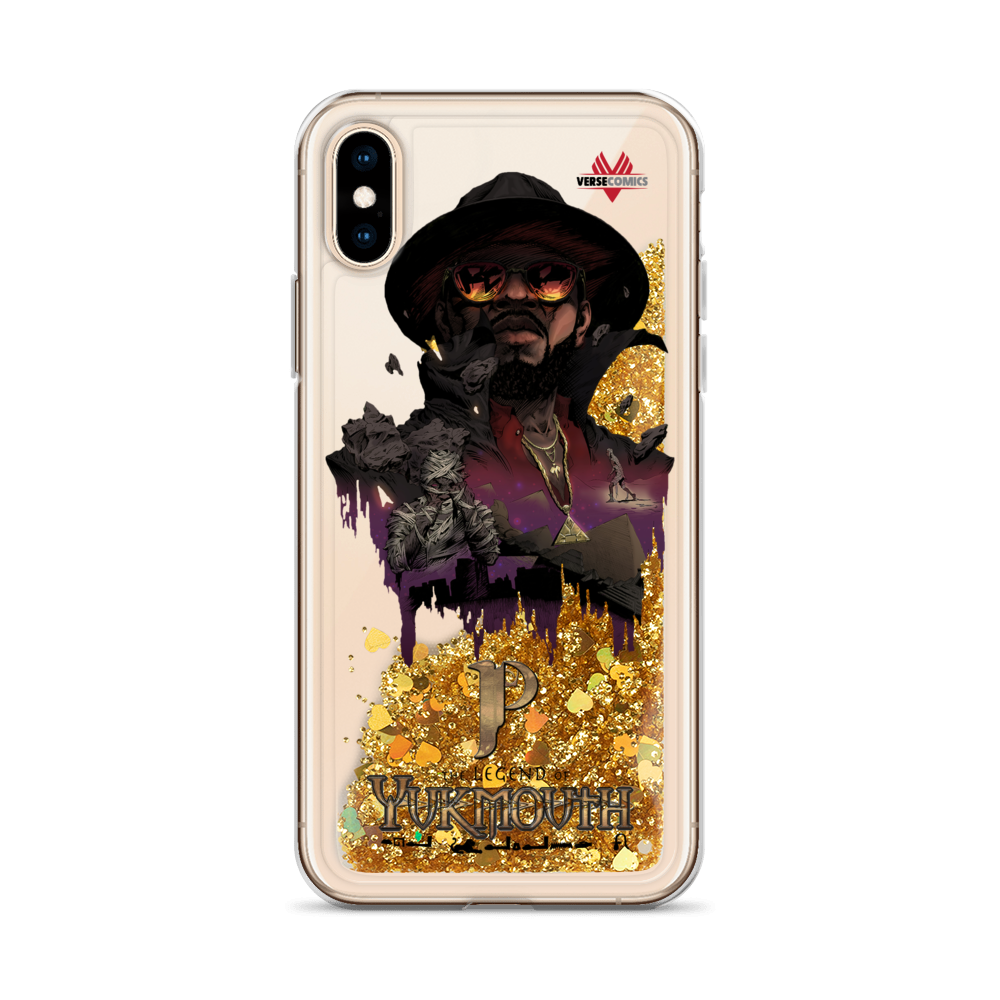 Liquid Glitter Legend of Yukmouth iPhone Case