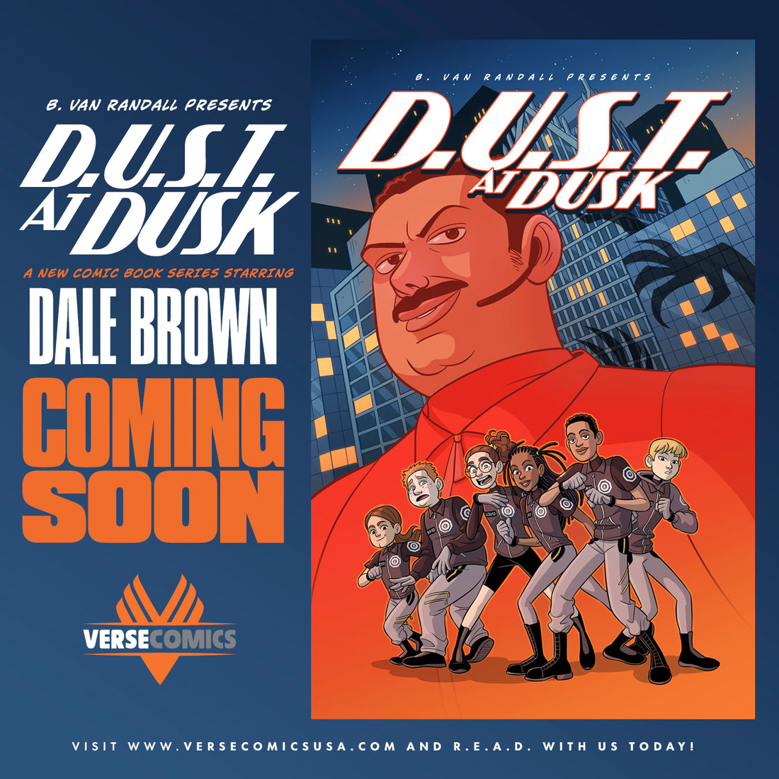 Verse Comics USA and Social Media Star Dale Brown  to Partner on New Comic Book Series Brown is also the founder of Detroit Urban Survival Training